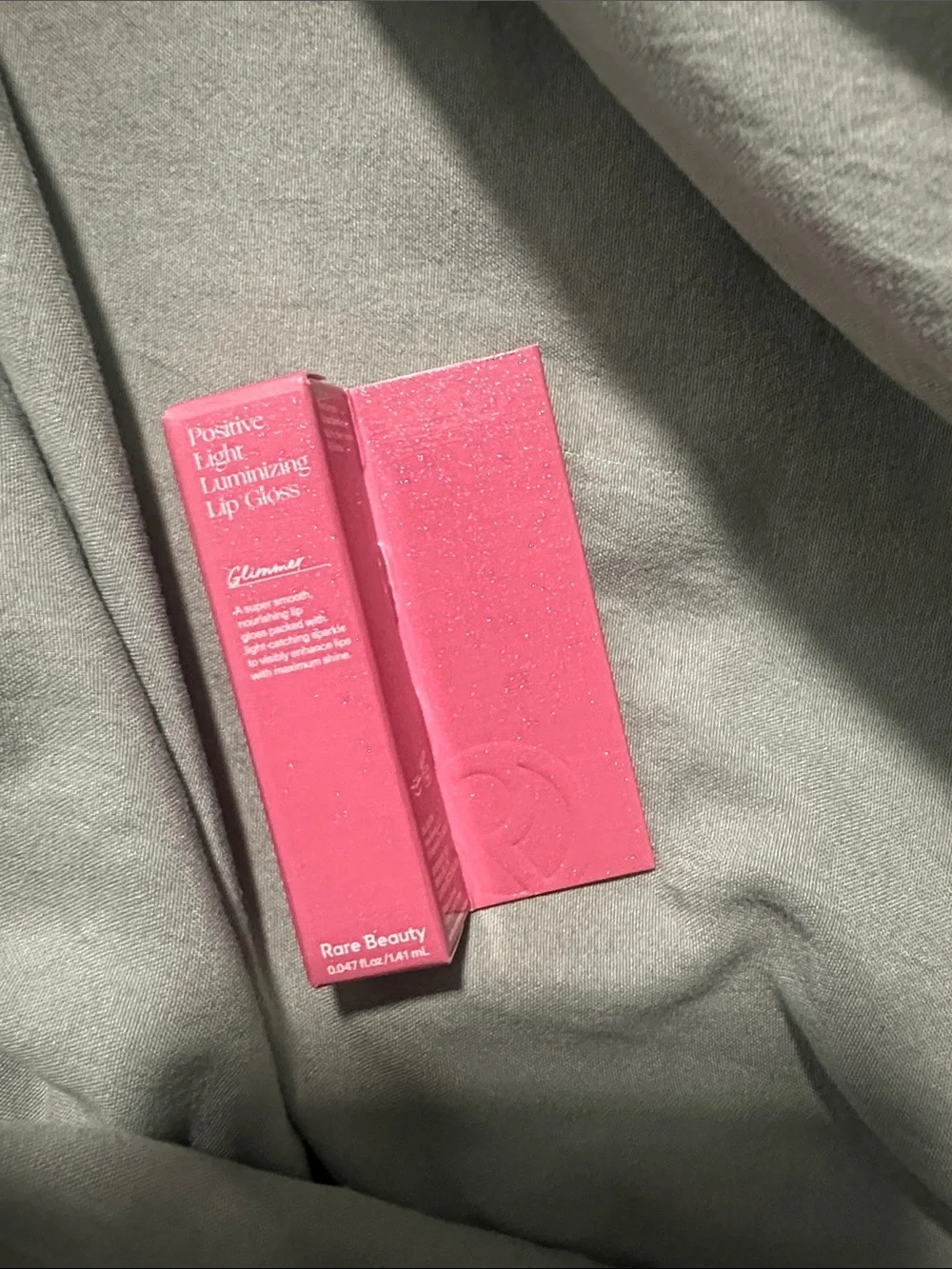 4/$15 rare beauty light luminizing lip gloss - glimmer
